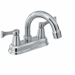 MEZCLADORA PARA LAVABO 4" DE PALANCA  CROMADA