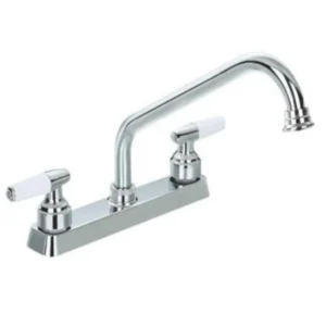 MEZCLADRA PARA TARJA 8" CROMADA 1/4" VUELTA