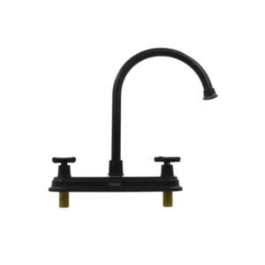 MEZCLADORA NEGRA PARA FREGADERO 8" FIDIC