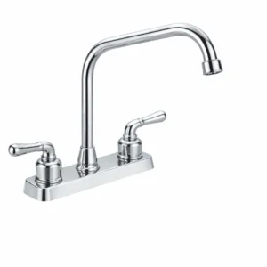 MEZCLADORA PARA TARJA 8" CROMO 1/4" VUELTA