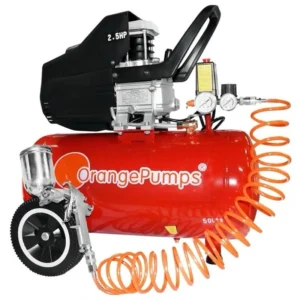 COMPRESOR DE AIRE 2HP CON 50L + KIT