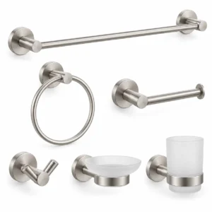 ACCESORIOS PARA BAÑO SATINADOS