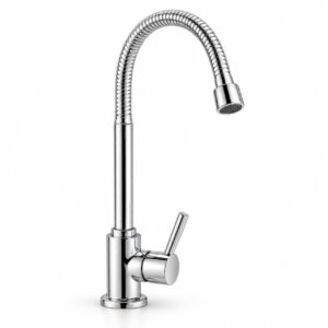LLAVE INDIVIDUAL PARA TARJA 8" FLEXIBLE CROMADA